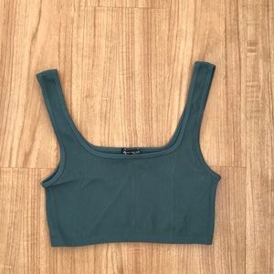 Zara Green Crop Top